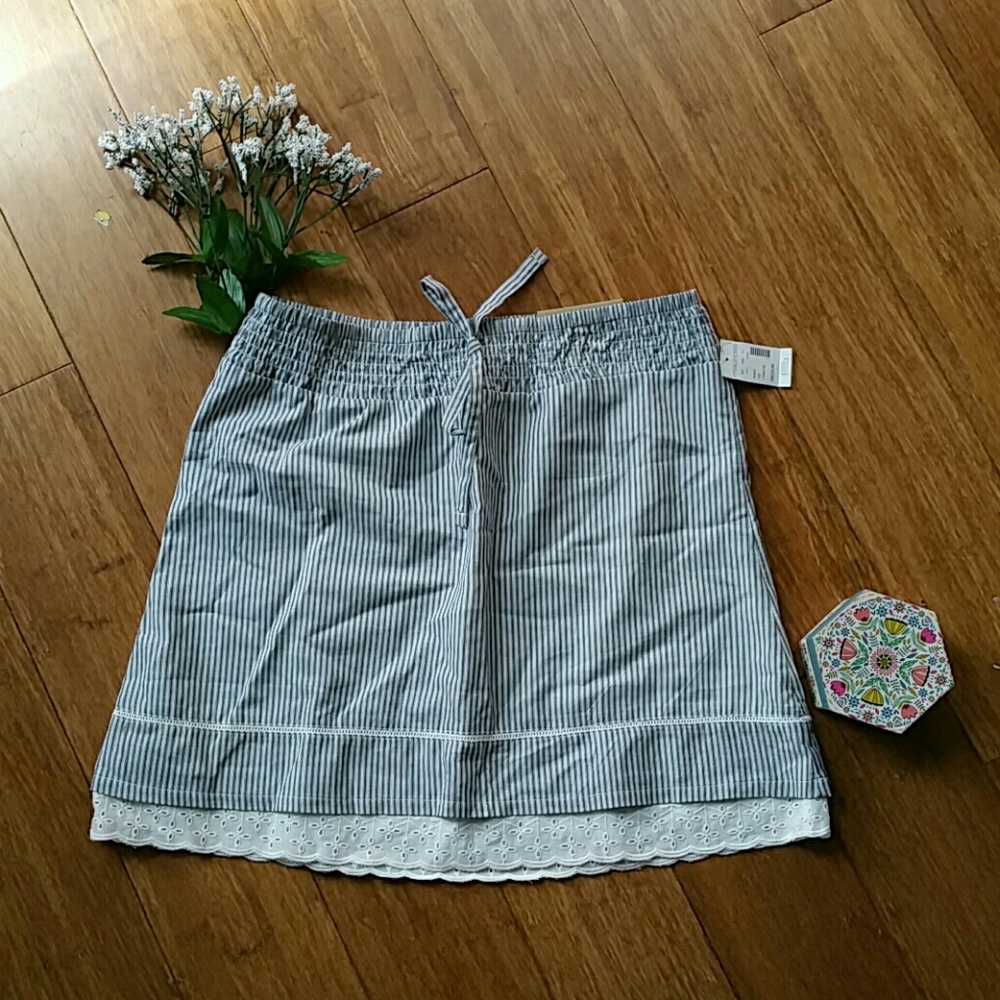 Maurices striped skirt NWT
